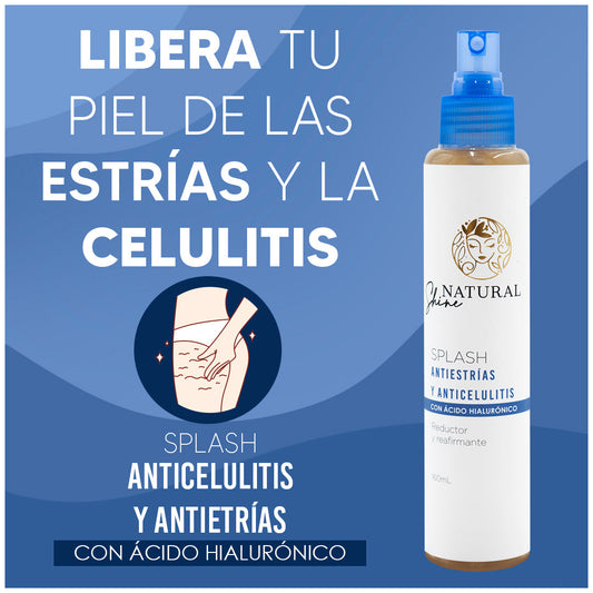 NATURAL SHINE PRO® - Splash Antiestrías y Anticelulitis
